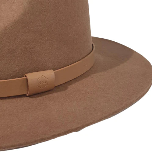 Nix & Ash Classic Mocha Fedora