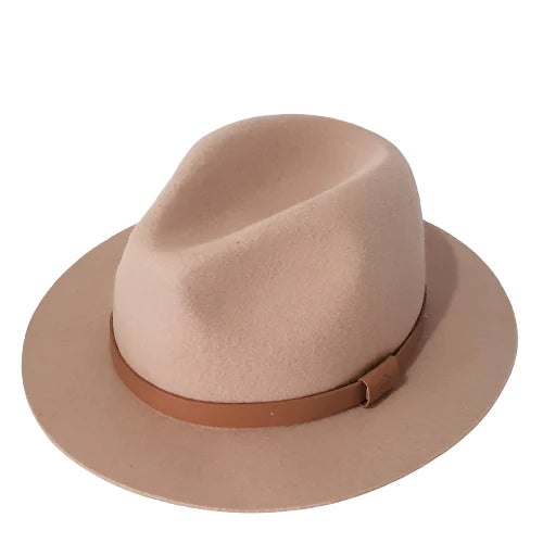 Nix & Ash Classic Tan Fedora