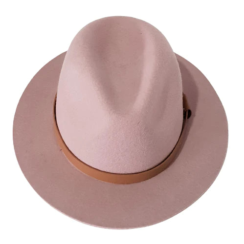 Nix and Ash Classic Pink Fedora