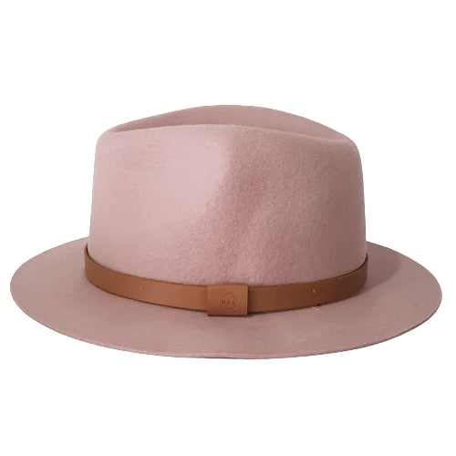 Nix and Ash Classic Pink Fedora