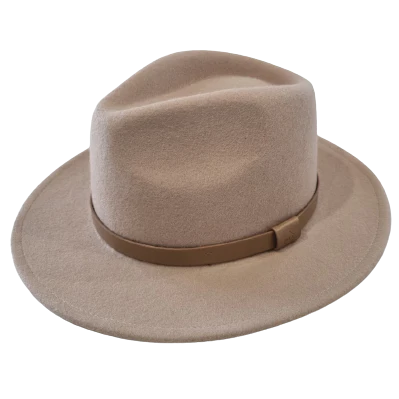 Nix and Ash Vintage Tan Fedora