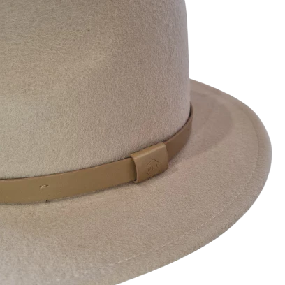 Nix and Ash Vintage Tan Fedora