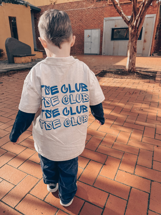 TSE Club Kids Tee Stone