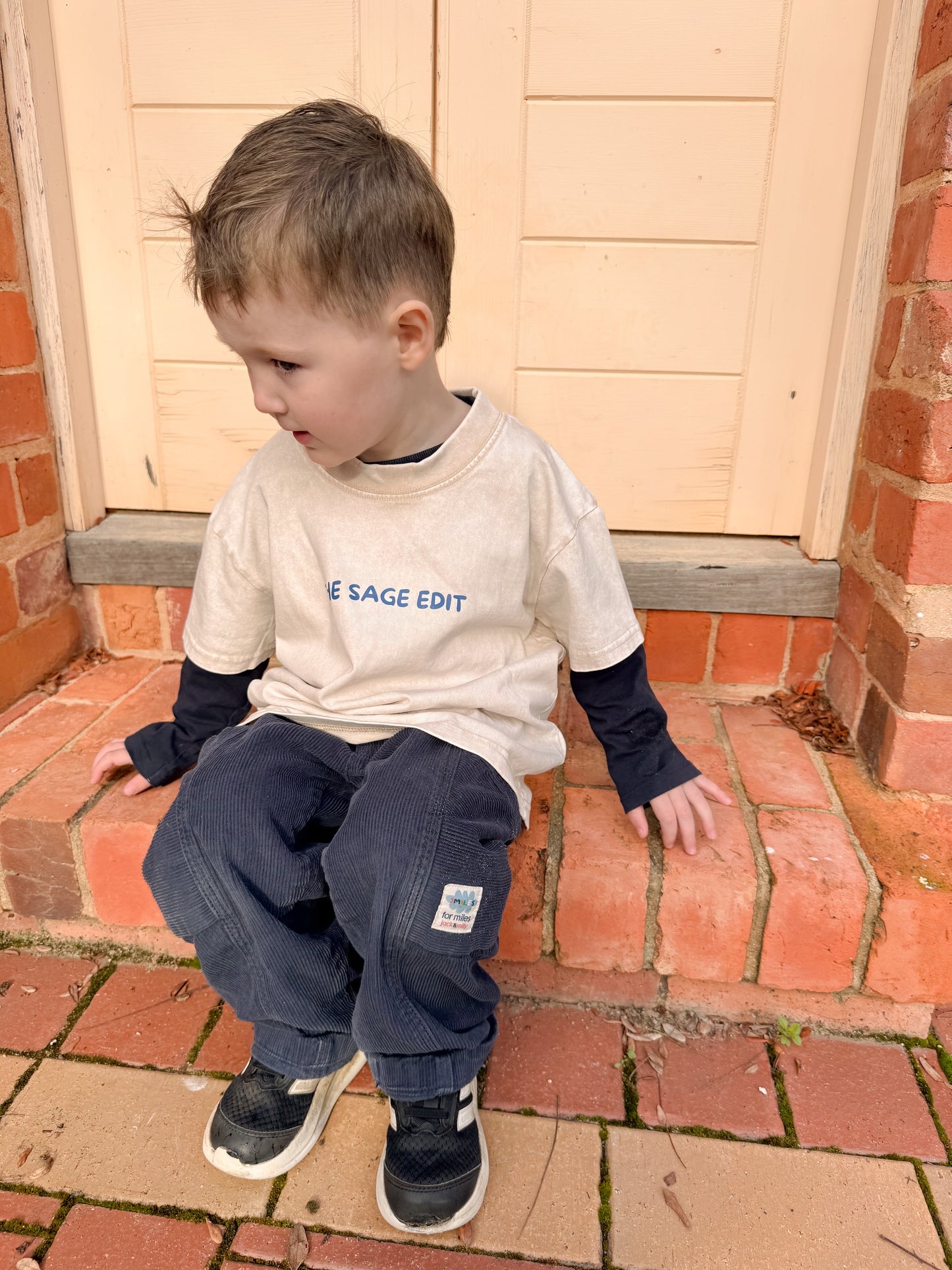TSE Club Kids Tee Stone