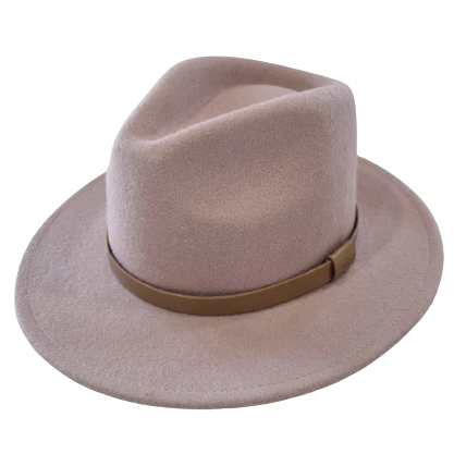 Nix & Ash Vintage Pink Fedora
