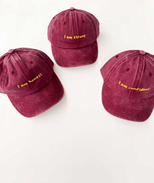 Maroon Kids Cap